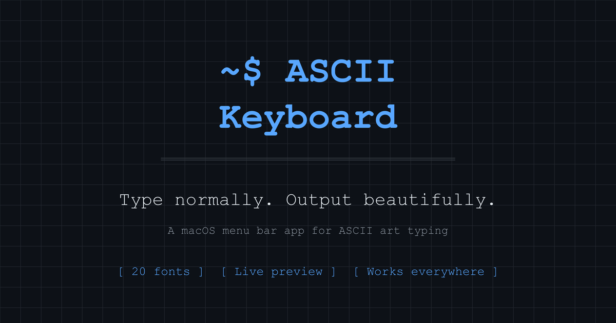 asciikeyboard.app image